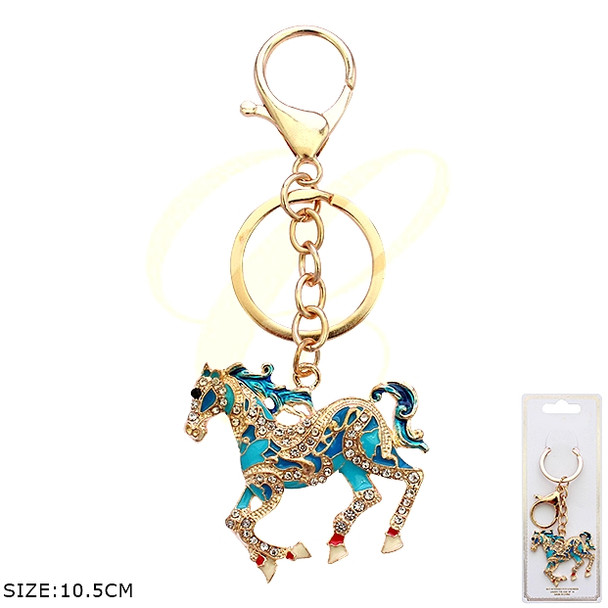 4.1" Horse Enamel Keychain .70 each
