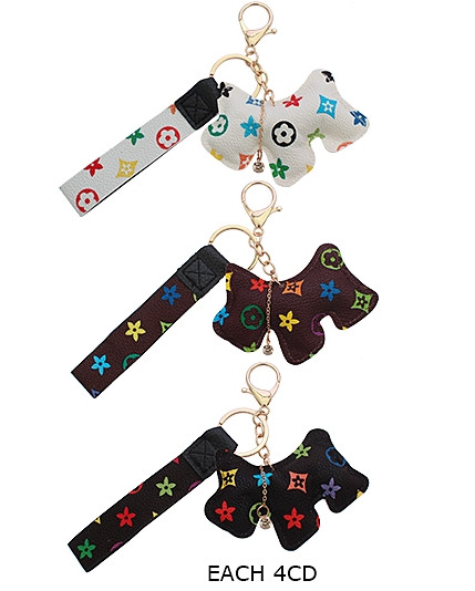 Dog Strap Hi Fashion Pattern Keychain .70 each