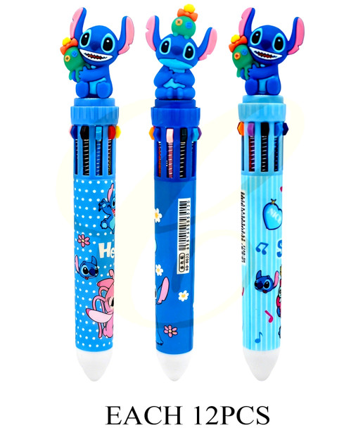 Novelty 10 Color Ink Pen 36 pcs per display box .75 each