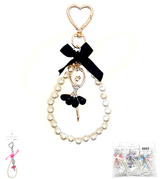 Pearl Wristlet Ballerina Keychain .70 each