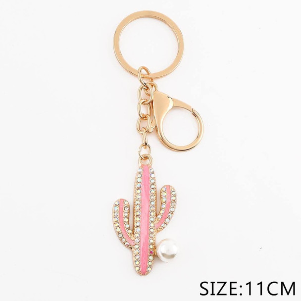 4.3" Crystal Cactus Keychain .70 each