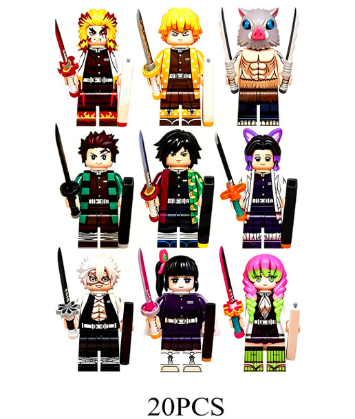 Mini Brick Figure Set Mystery Packs 20 pcs pk (2763) .45 each