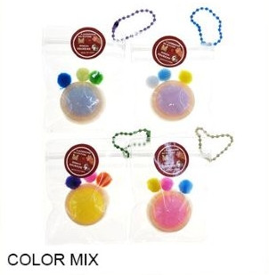 1.3" Mochi Squishy Stress Relief Dumpling with Keychain .70 each