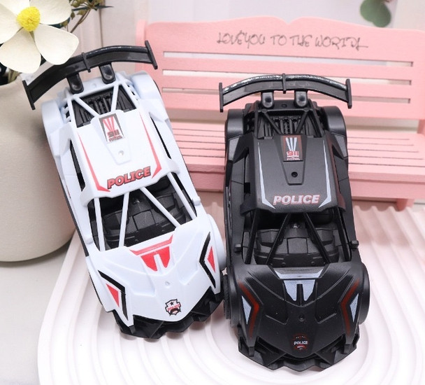 5.3" Speed Chase Pull Back Action Inertial Police Car .95 each