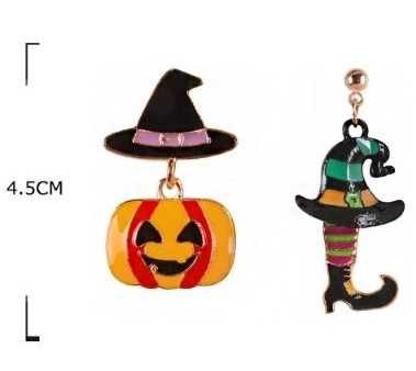 1.8" Halloween Assorted Dangle Earrings .70 each pair