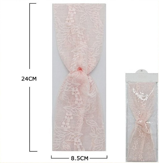 3.4" Floral Lace Twist Headband .70 each
