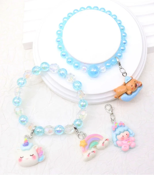Cute Kids Interchangeable Charm Bracelet .70 each set