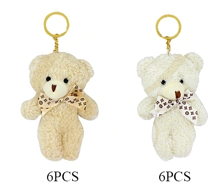 Plush Teddy Bear Keychain .70 each