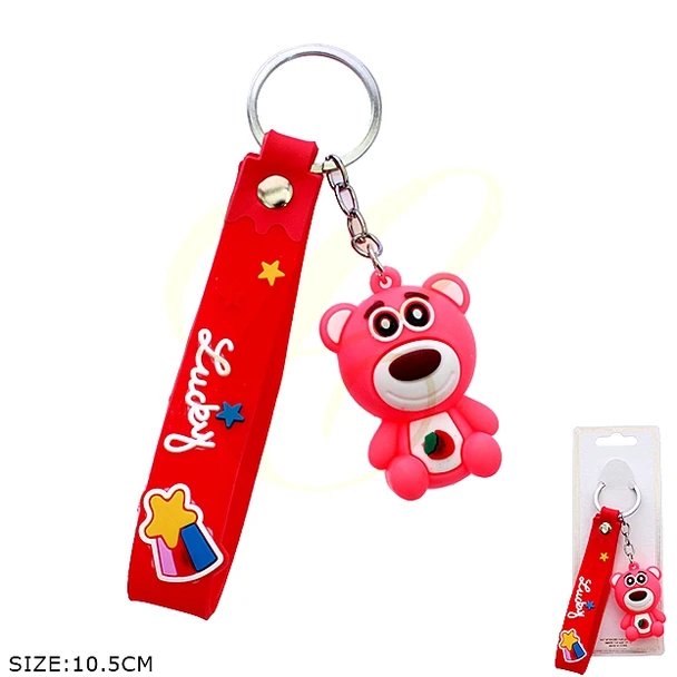 Novelty 3 in 1 Strap Keychain Mixed Designs .70 each
