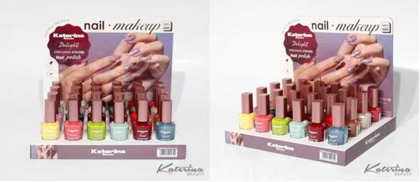 Delight Streaming Colors Nail Polish 24 pcs per display box .75 each