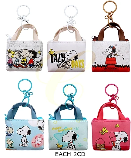 2.8" Novelty Coin Purse w/ Handle & Keychain .70 each