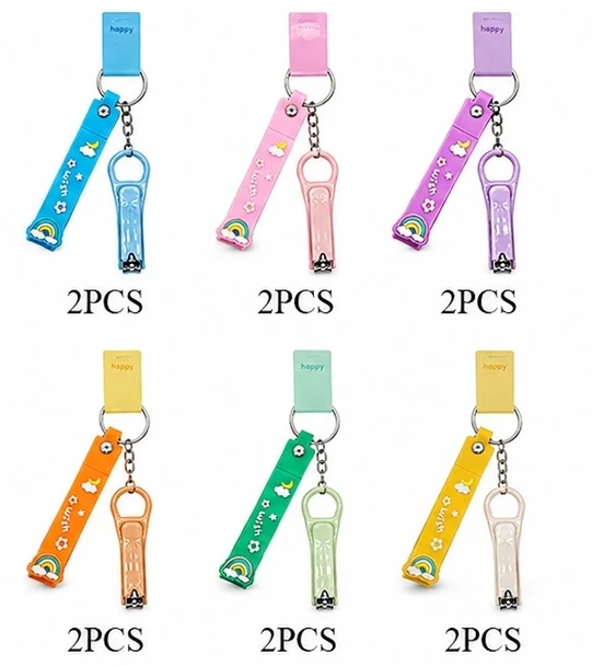 Nail Clipper + Wrist Strap Keychain .70 each