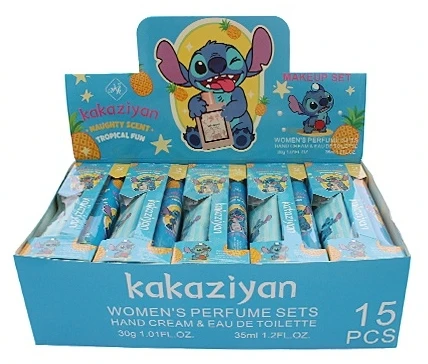 2-in-1 30g Hand Cream + Perfume Spray Set 15 sets per display box $1.60 each set