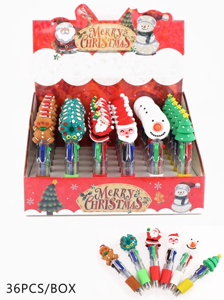 Christmas Characters Multi-Color Pens 36 pcs per display box .75 each