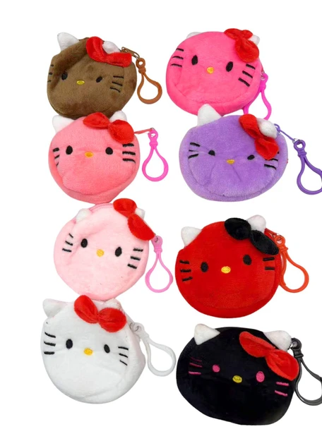 3.5" Plush Novelty Coin Purse with Clip .70 each
