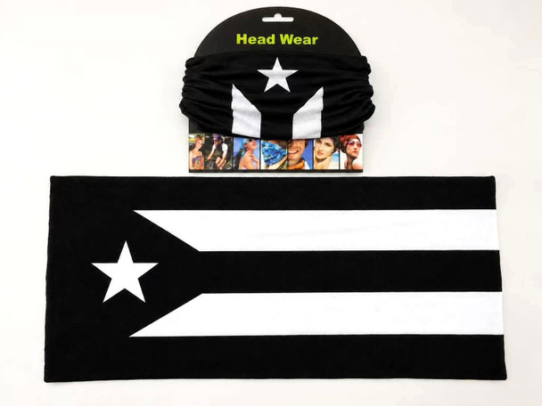 Carded Multifunctional Scarf/Headwear/Mask Puerto Rico Flag Prints .70 each