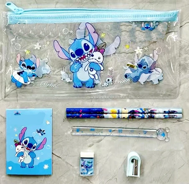 Kids' 6 Pc Novelty Stationery Set In A Pouch .70 each