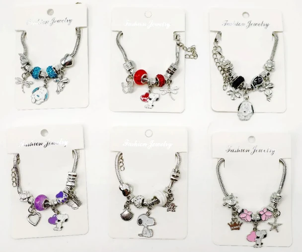 Novelty Charm Adjustable Bracelet .70 each