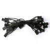 25' Black String Light Cord