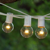 50' White C9 String Light with LED G40 Premium Bulbs