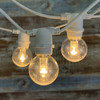 White C9 Commercial String Light with LED G40 Professional Bulbs