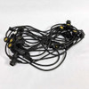 48' Black Commercial Grade String Light Cord