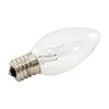 C9 twinkle bulb - clear