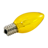 C9 twinkle bulb - yellow