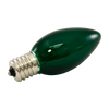 C9 twinkle bulb - green