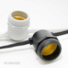 16 gauge string light sockets