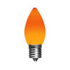 LED C9 Opaque Bulb - orange