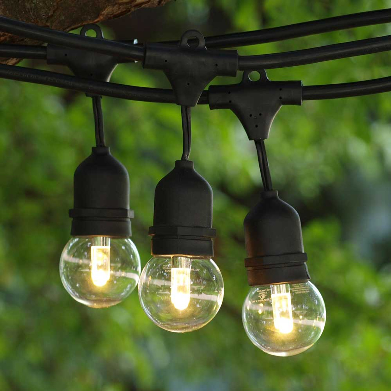 Led garden clearance string lights