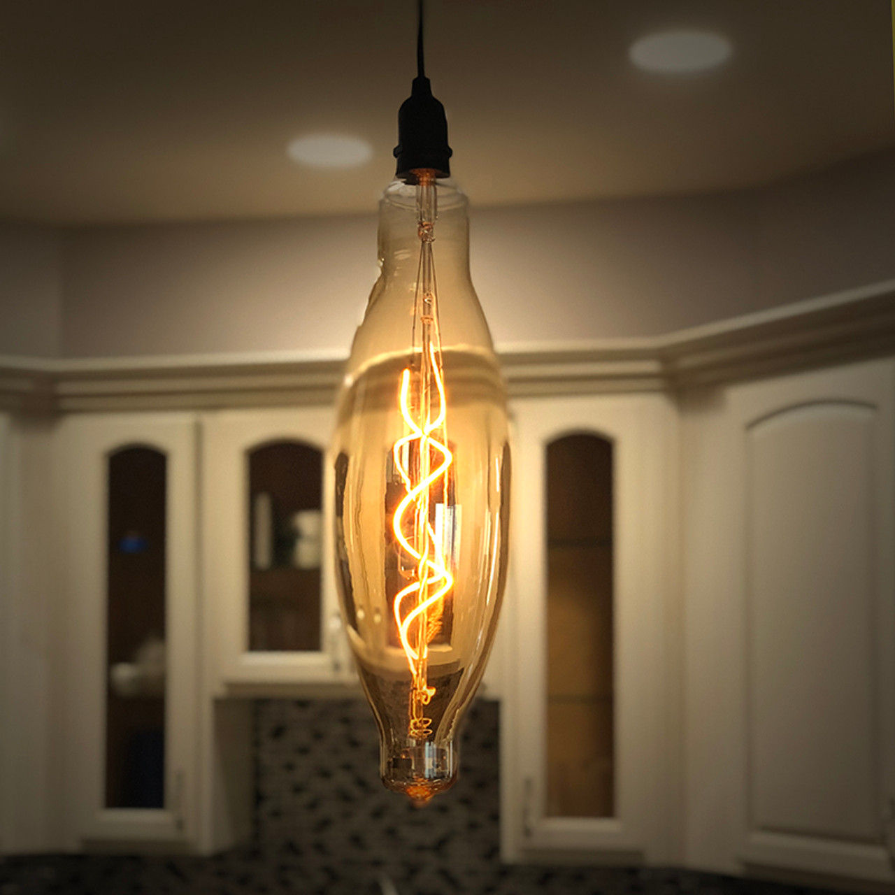 battery powered hanging edison light