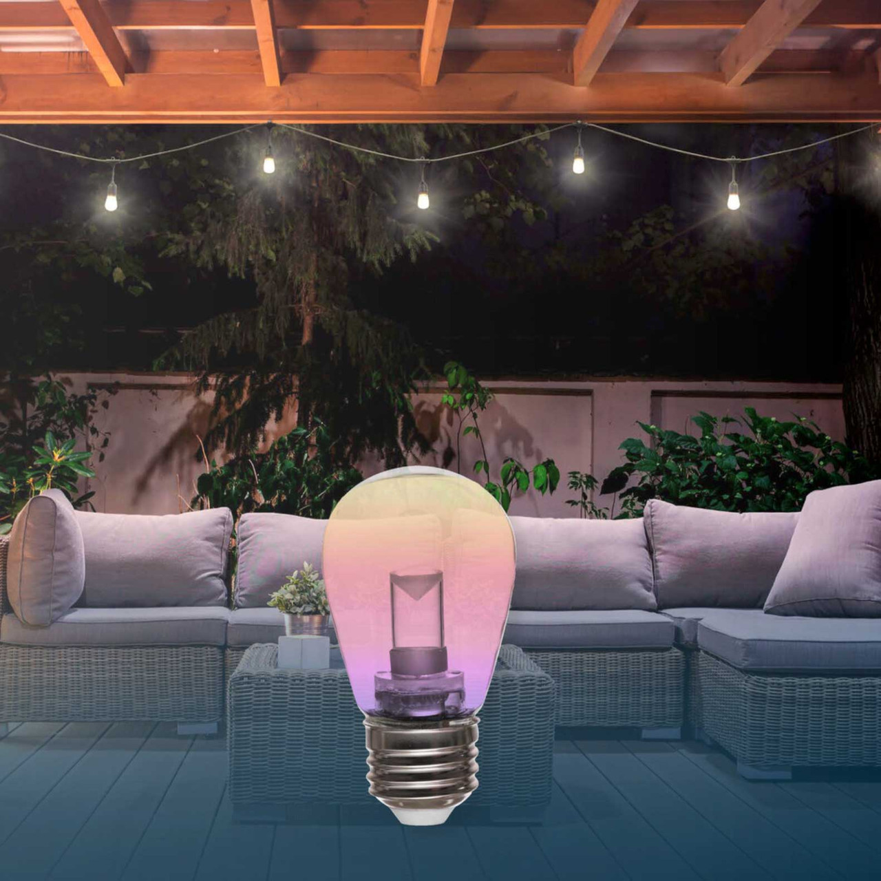 Spektrum+ LED S14 Bulbs | RGB App-Controlled LED Replacements Bulb