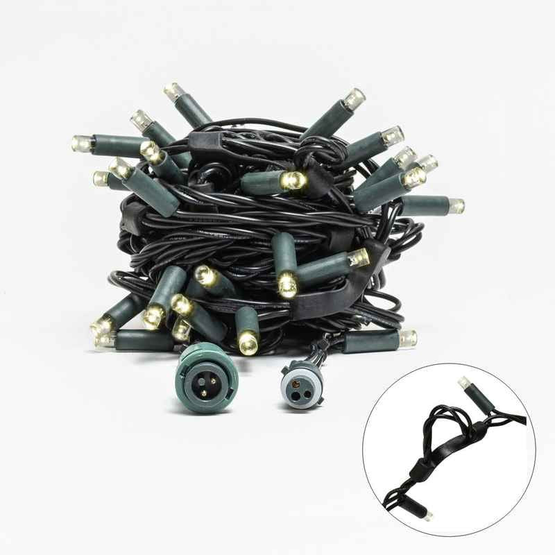 Benchmark Everlastrings 7MM Expandable LED Mini Lights - Black