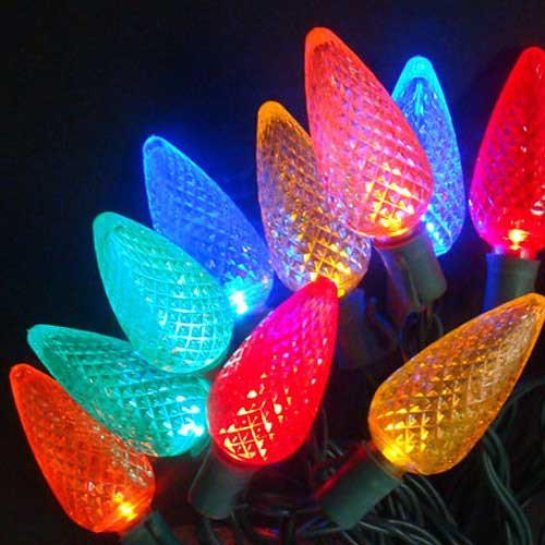 LED C9 25 String Light Set Multi LED String Lights