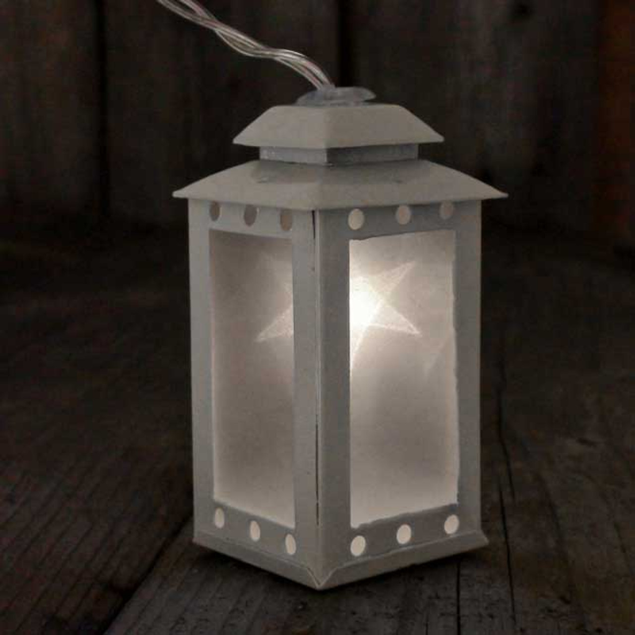 24 Pack Mini Lanterns Bulk, Small Lanterns Decorative with LED Flameless  Candle, Vintage Style Indoor Outdoor Lantern Hanging Battery Operated LED