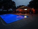 Poolside Pergola Lights