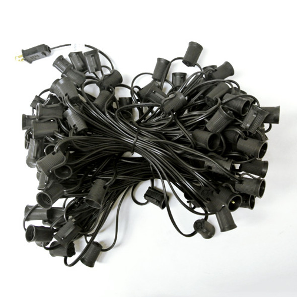 C9 String Light Cord - 100 foot black C9 String Light Cord - 100 foot black