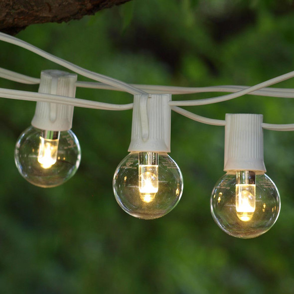 Globe String Lights with LED G40 Professional Bulbs