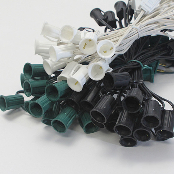 C9 String Light Cord color options