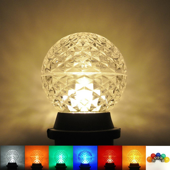 LED G50 Bulb, all colors