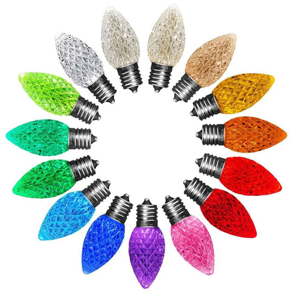 LED C9 Bulbs - all colors