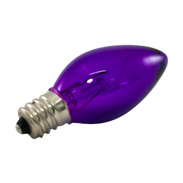 C7 bulb - purple