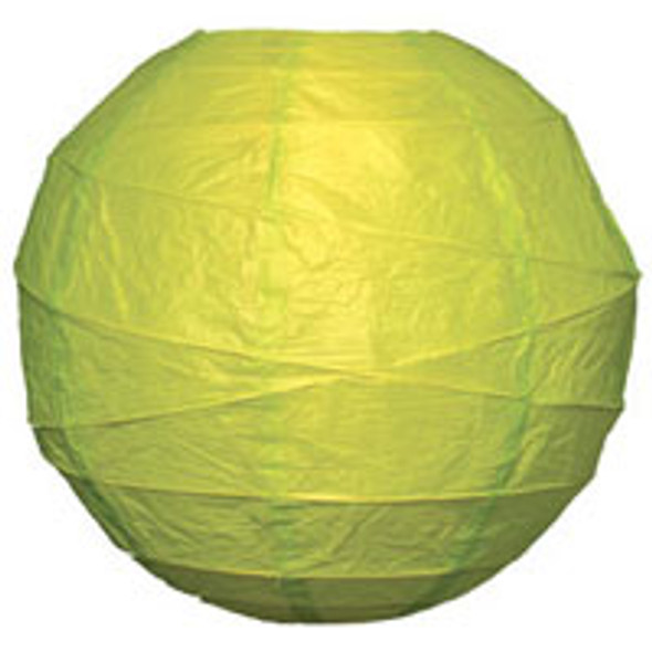 Chartreuse Green Paper Lantern 10 in.