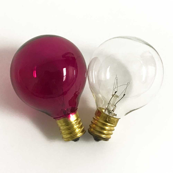 Pink & Clear G50 Replacement Bulbs