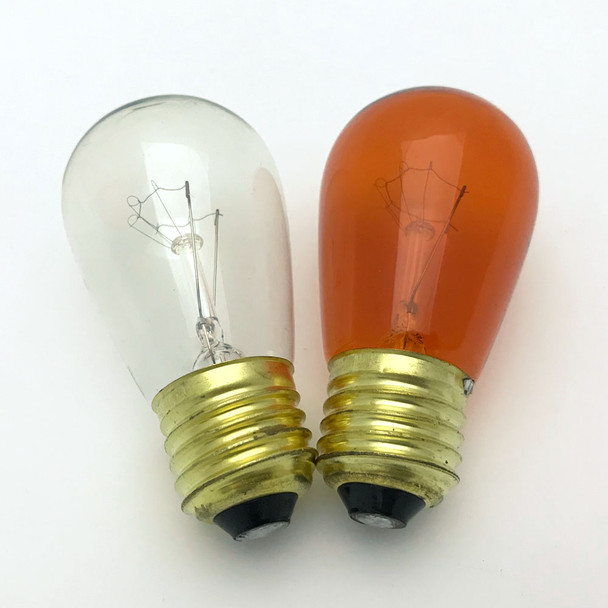 Amber & Clear S14 Bulbs