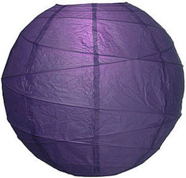 14" Plum Purple Paper Lantern