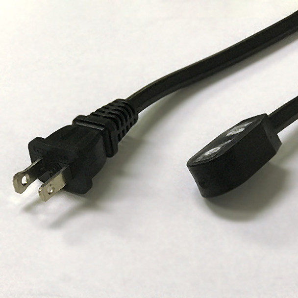 100' Black Commercial Suspended Socket String Light Plugs