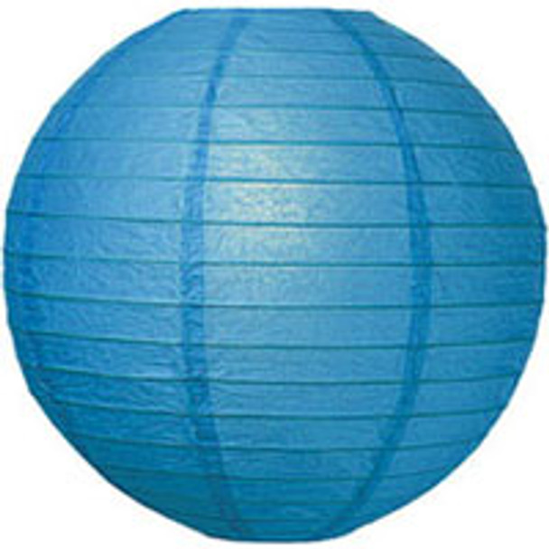 Turquoise Blue Paper Lantern 8 in.